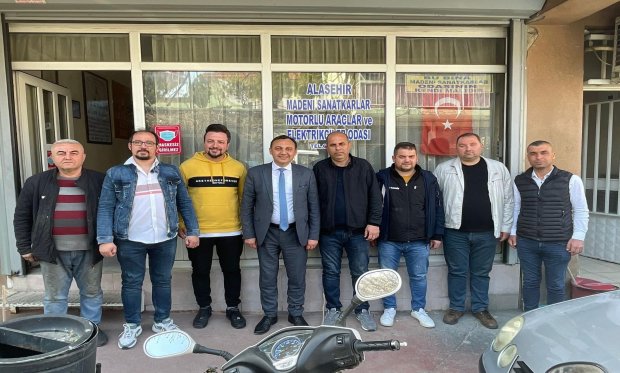 Alaşehir Milli Eğitim Müdürümüz Sn.Hüseyin Güneş’i Odamızda ağırladık