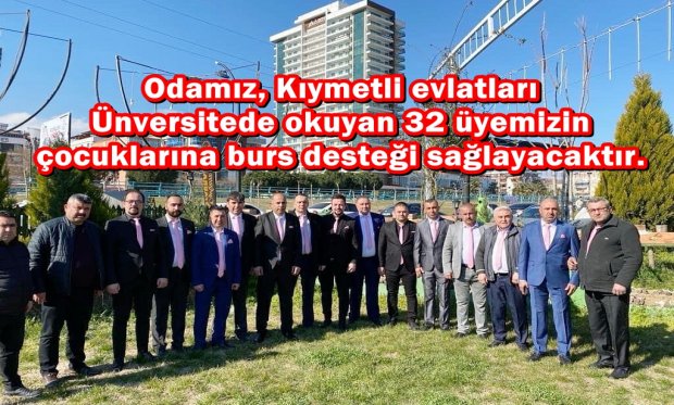 Kıymetli üyelerimiz ; Odamız her zaman sizlerin sayesinde EĞİTİME DESTEK vermeye devam edecektir.