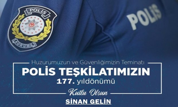 Türk Polis Teşkilatı'mızın kuruluşunun 177. yıl dönümünü kutluyoruz