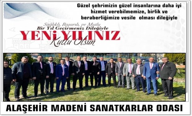Barış dolu, mutlu ve sağlıklı bir yıl diliyoruz.